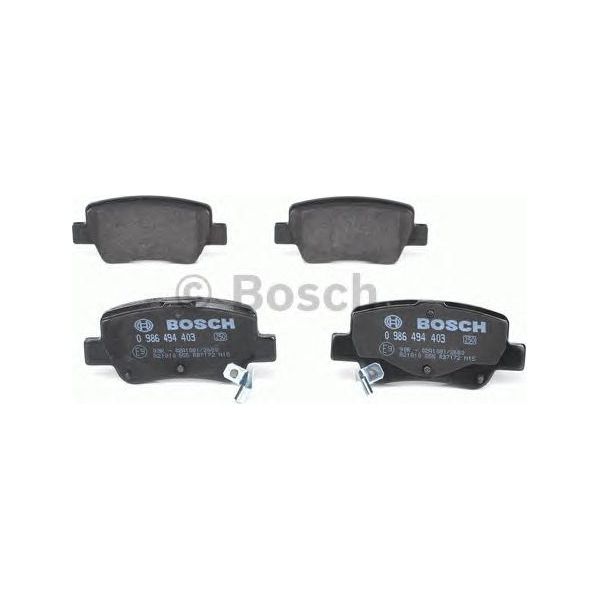 Genuine Bosch Brake Pad Set Bp1327 fits Toyota Avensis VVTi - 1.8 - 08-18 098649