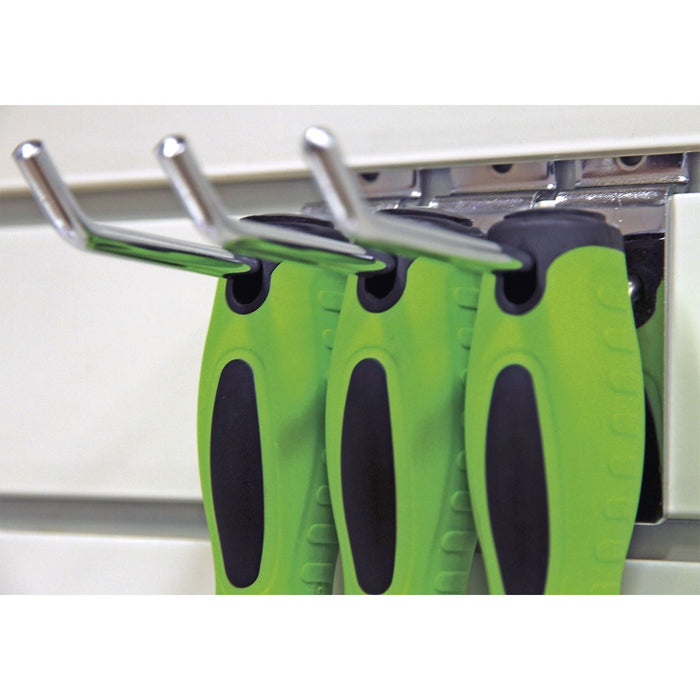 Sealey Screwdriver Set 8pc Hi-Vis Green HV001 Sealey  - Dynamic Drive