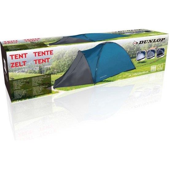 Pop Up Tent Automatic 2-3 Man Person Family Tent Camping Festival Shelter Beach Dunlop  - Dynamic Drive