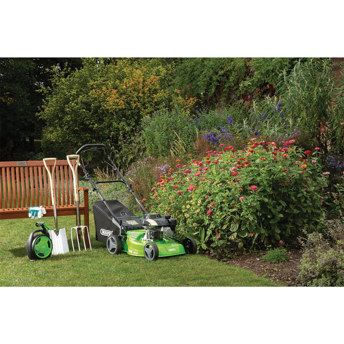 Draper Composite Deck Petrol Lawn Mower, 390mm, 132cc/3.3HP 58567 Draper  - Dynamic Drive