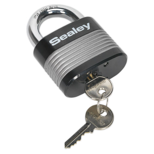 Sealey Zinc Coated Steel Body Padlock 63mm Sealey  - Dynamic Drive