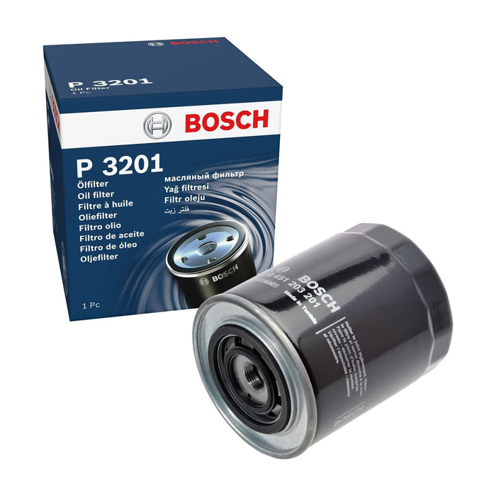 Genuine Bosch Car Oil Filter P3201 fits Vauxhall Movano - 2.5 - 98-00 0451203201