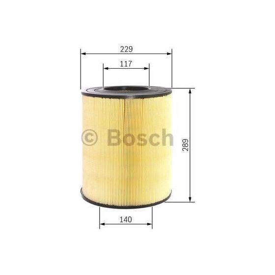 Genuine Bosch Cv Air Filter S0276 (Hgv) F026400276 Knecht  - Dynamic Drive