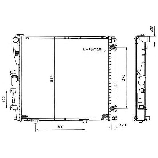 NRF Radiator 526573