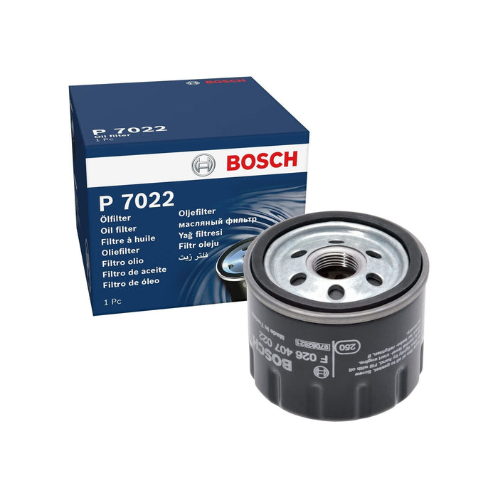 Genuine Bosch Car Oil Filter P7022 fits Nissan Juke dCi - 1.5 - 10- F026407022