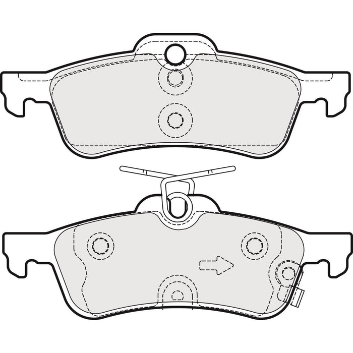 Genuine APEC Front Brake Discs & Pads Set Solid for Honda Civic