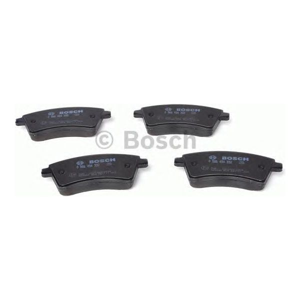 Bosch Brake Pad Set Bp1222 fits Mercedes-Benz Citan 109D CDi|CDi BlueEFFICIENCY