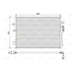 Valeo Air Conditioning Condenser 822625 Automotive Part fits Fiat Freemont Valeo  - Dynamic Drive