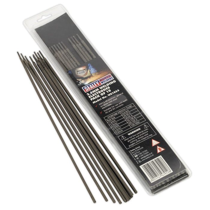 Sealey Welding Electrode2.5 x 300mm Pack of 10 WE1025 Sealey  - Dynamic Drive