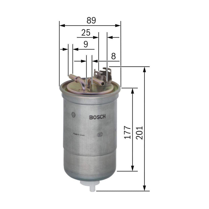 Genuine Bosch Car Fuel Filter N6295 fits Fiat Punto TD - 1.7 - 94-99 0450906295