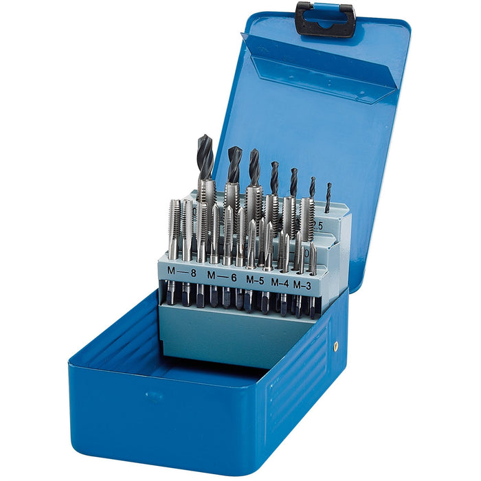 Draper Metric Tap and HSS Drill Set (28 Piece) 40891