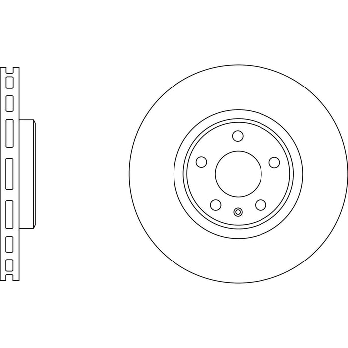 Genuine APEC Front Brake Discs & Pads Set Vented for Audi A7