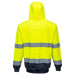 Portwest Two-Tone Zip Front Hoodie - Yellow/Navy - Medium Portwest  - Dynamic Drive