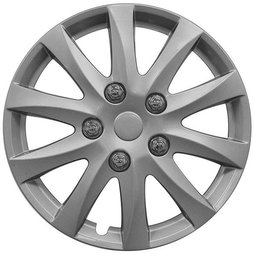 4x Wheel Trims Hub Caps 15" Covers in Silver UKB4C  - Dynamic Drive