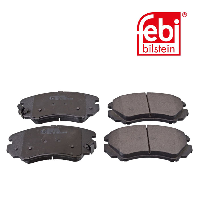 Genuine FEBI Front Brake Discs & Pads Set Vented for Hyundai Tucson