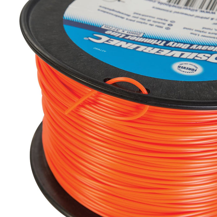 Silverline Heavy Duty Trimmer Line 2mm x 377m