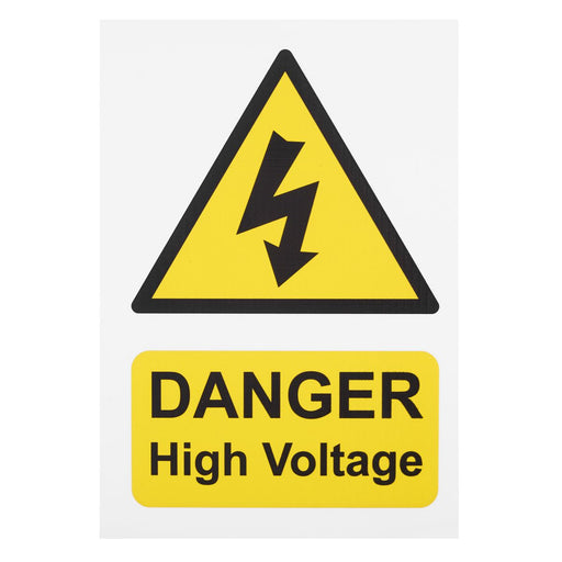 Sealey High Voltage Vehicle Warning Sign HVS1 Sealey  - Dynamic Drive