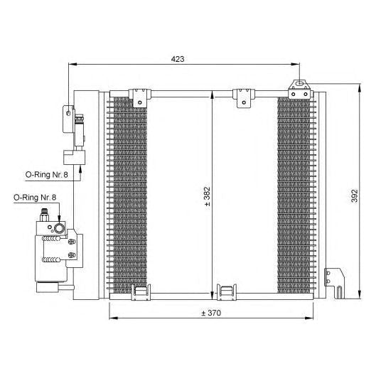 NRF Condenser 35302 NRF  - Dynamic Drive