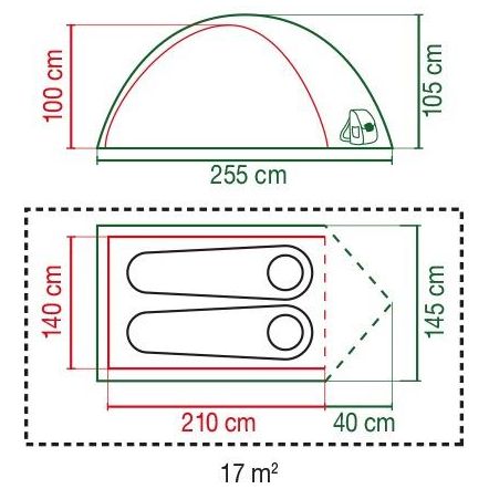 Coleman Darwin Tent 2 Person Grey Camping Outdoors Backpacking Quick Pitch Dome Coleman  - Dynamic Drive