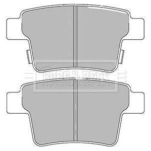 Genuine Borg & Beck Rear Brake Pads fits Proton GEN2 0904 BBP2431 Borg & Beck  - Dynamic Drive