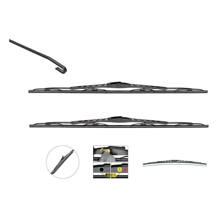 Valeo Wiper Blades Kit 574290 Automotive Part fits Volkswagen Valeo  - Dynamic Drive