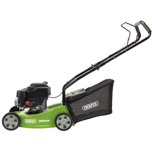 Draper Composite Deck Petrol Lawn Mower, 390mm, 132cc/3.3HP 58567 Draper  - Dynamic Drive