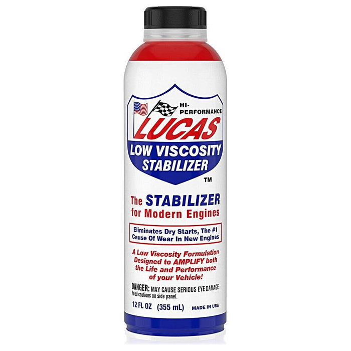 Lucas Oil LUC41097 Low Viscosity Engine Stabilizer 12 Oz. Lucas Oil - 41097 Lucas  - Dynamic Drive