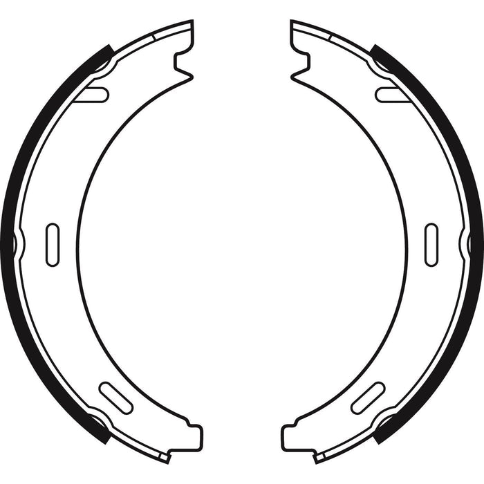 Apec Brake Shoe H/R Fits Mercedes E Class