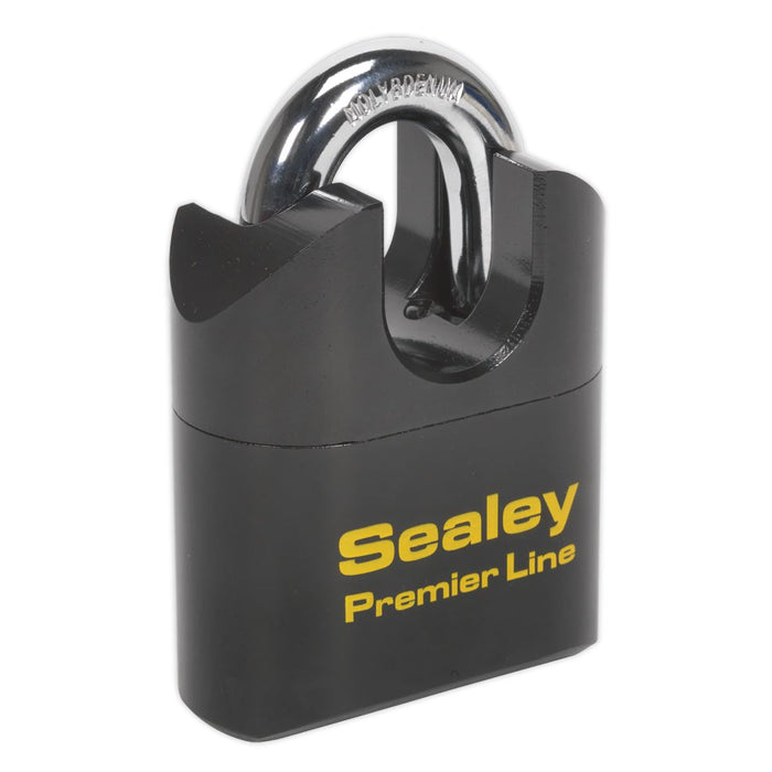 Sealey Steel Body Combination Padlock Shrouded Shackle 62mm PL603S Sealey  - Dynamic Drive