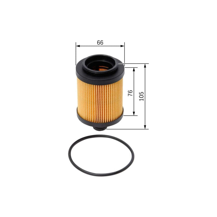 Bosch Car Oil Filter P7096 fits Fiat Doblo Cargo JTD Multijet - 1.3 - 10- F02640