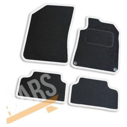 Tailored White Trim Carpet Mats Peugeot 308 14-18 + Clips 14 15 16 17 18 UKB4C  - Dynamic Drive