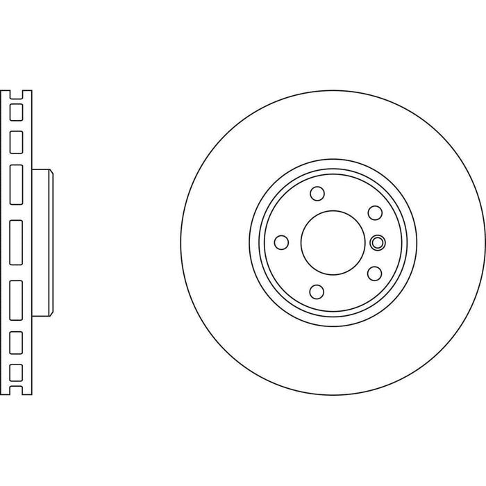 Apec Brake Disc Front Fits BMW X5