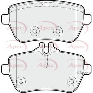 Apec Brake Pads Rear Fits Mercedes-Benz S-Class Coupe S 50004/14-;Merce