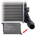 NRF Radiator fits VW Caddy EOS Golf Golf Plus Jetta Passat Touran Audi A3 Skod NRF  - Dynamic Drive