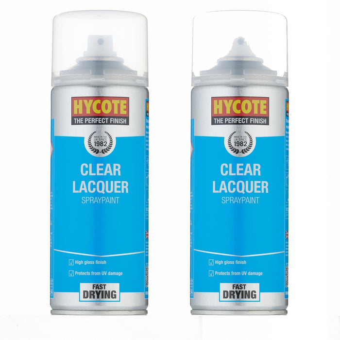 2x Hycote XUK0232 Clear Lacquer 400ml C/O