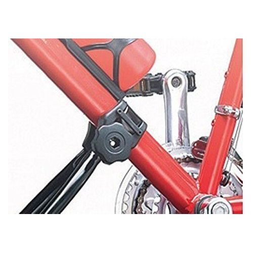 2x Car Roof Mounted Rack Bar Mounted Bike Cycle Carrier Upright Bike Carrier