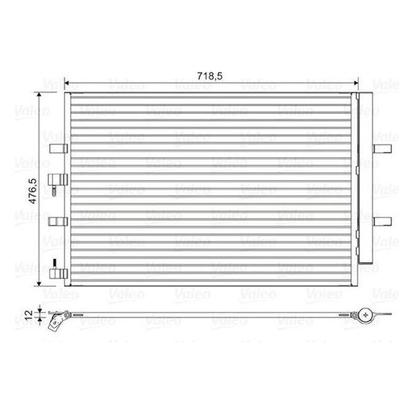 Genuine Valeo fits Condensers Ford Transit/Tourneo Custom Valeo  - Dynamic Drive