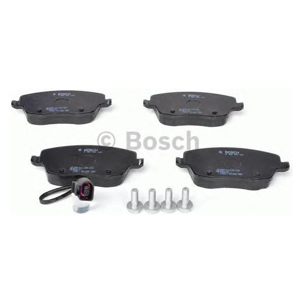 Genuine Bosch Brake Pad Set Bp1015 fits VW Polo - 1.4 - 02-06 0986494105