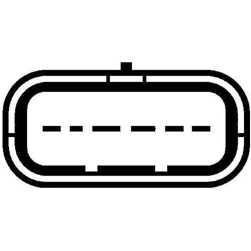 Hella Air Mass Sensor 6-pin connector Bolted 8ET 009 142-651 Hella  - Dynamic Drive