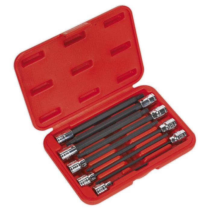 Sealey TRX-Star* Socket Bit Set 9pc 3/8"Sq Drive 150mm AK62261