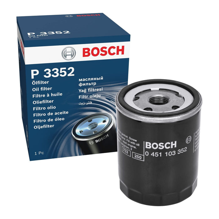 Genuine Bosch Car Oil Filter P3352 fits Alfa Romeo Spider - 2.0 - 81-94 04511033