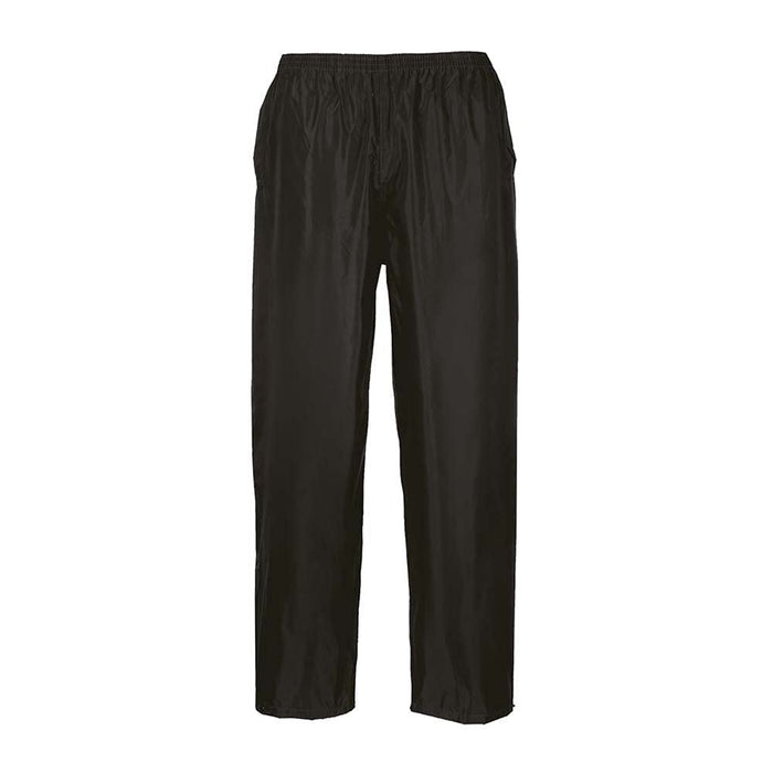 Portwest Classic Rain Trousers - Black - X Large (Regular) Portwest  - Dynamic Drive