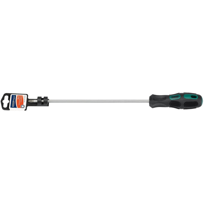 Draper PZ Type Long Reach Screwdriver, No.2 x 250mm 40039 Draper  - Dynamic Drive