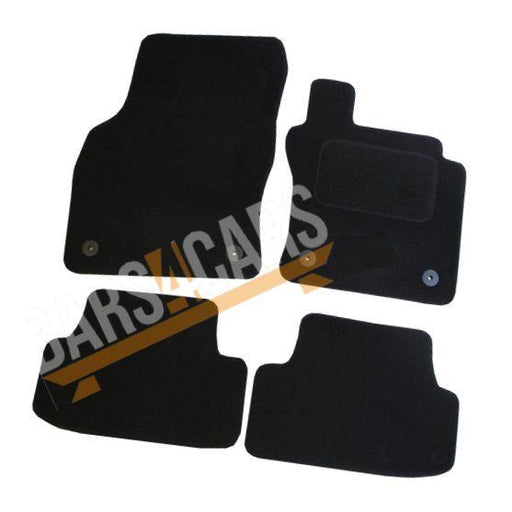 Fully Tailored Blue Yellow Trim Carpet Mats fits Golf 7 13> Set of 4 With 4 Clips UKB4C  - Dynamic Drive