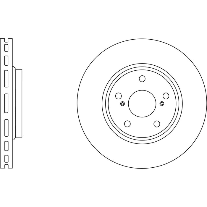 Genuine APEC Front Brake Discs & Pads Set Vented for Toyota Alphard/Velfire