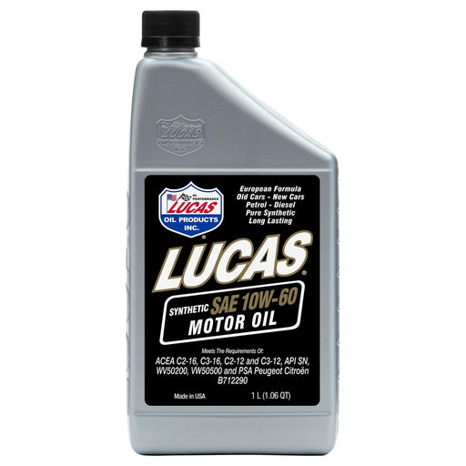 Lucas Oil 10W60 Fully Syn Oil 1 Ltr 40248 Lucas  - Dynamic Drive