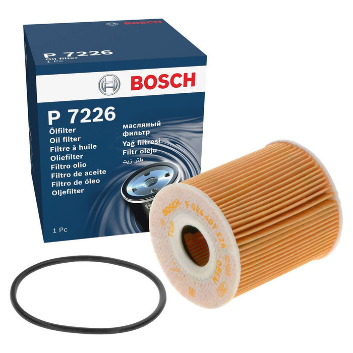 Genuine Bosch Car Oil Filter P7226 fits Fiat 500 X - 1.6 - 14-20 F026407226