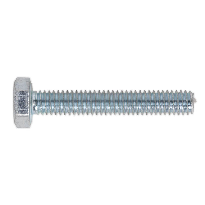 Sealey HT Setscrew M4 x 25mm 8.8 Zinc Pack of 50 SS425