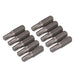 Silverline T30 Cr-V Screwdriver Bits 10pk T30 Silverline  - Dynamic Drive