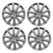 4x Wheel Trims Hub Caps 15" Covers fits Fiat Punto Doblo Multipla Panda 500 UKB4C  - Dynamic Drive